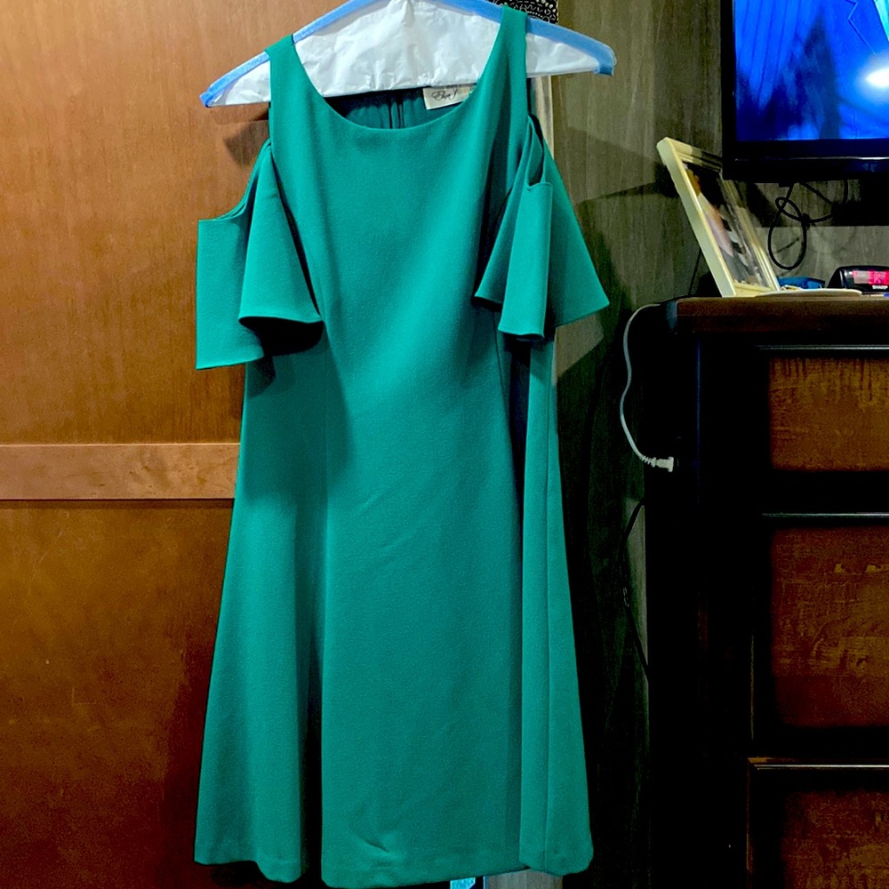 Eliza J Cold Shoulder Dress